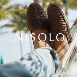 Nisolo Men's Woven Brown Loafers